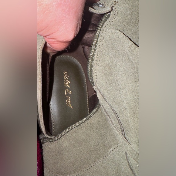 Violet & Red Janine Tall Shaft Suede Boots SIZE 9M - Picture 5 of 9